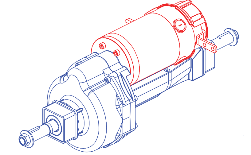 Motor/Brake/Transaxle Assembly - Revo 2.0