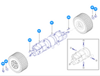 Motors/Drive Assembly Baja Wrangler 2
