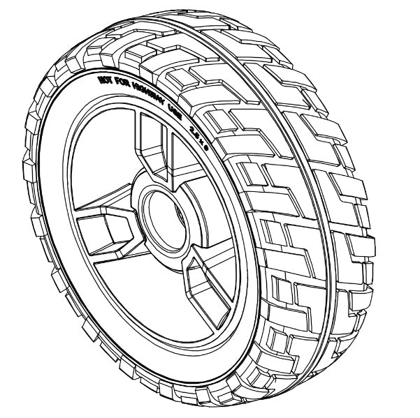 9" Front Wheel Assembly (Set of 2) - Revo 2.0 (4-Wheel)