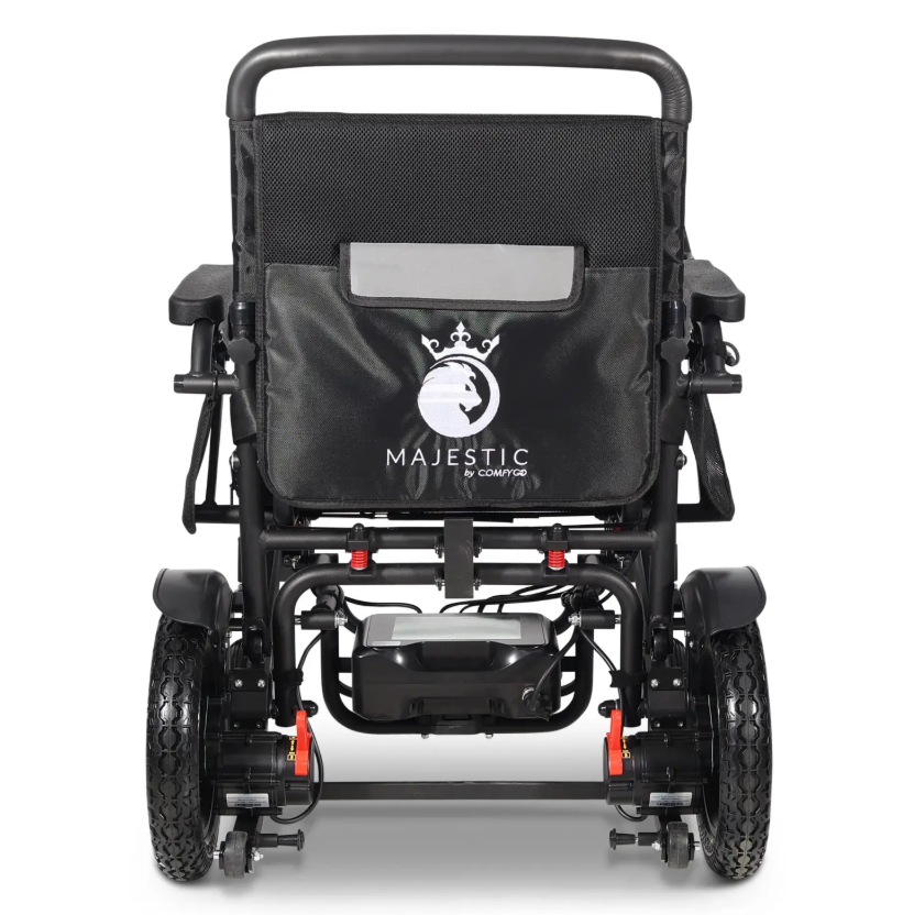 MAJESTIC 440 HD PLUS Manual Folding Remote Controlled Heavy Duty Electric Wheelchair - ComfyGO