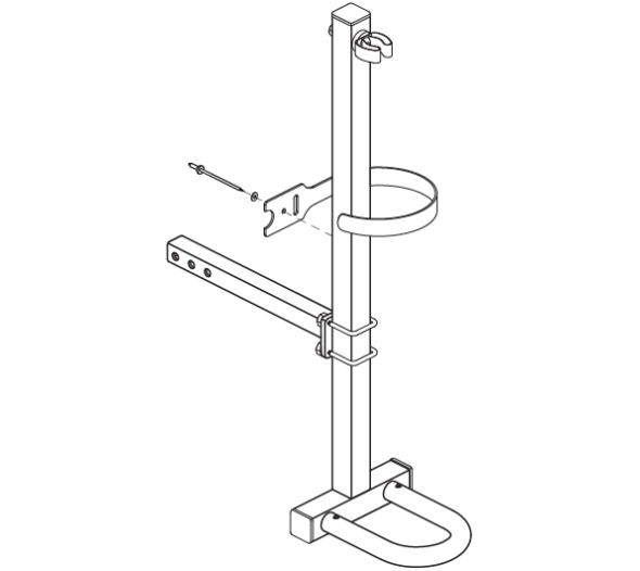 Quad Cane Holder
