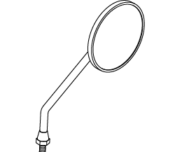 Rearview Mirror Delta Tiller