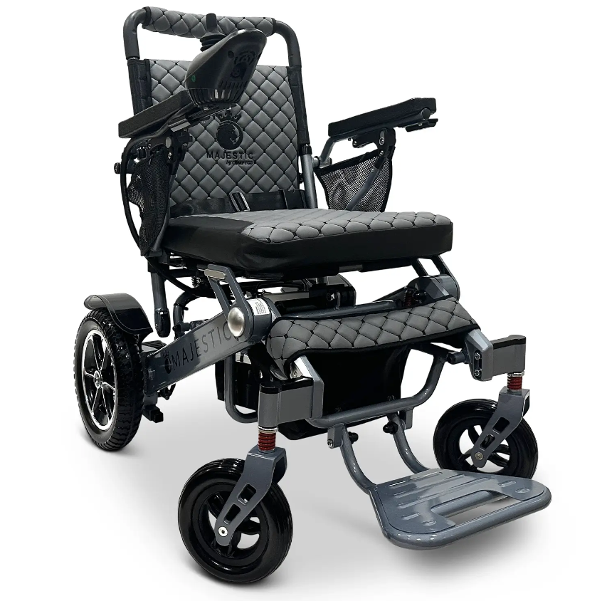 MAJESTIC IQ-7000 Auto Folding Remote Controlled Electric Wheelchair - ComfyGo