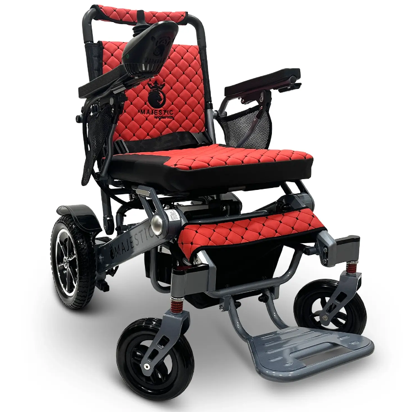 MAJESTIC IQ-7000 Auto Folding Remote Controlled Electric Wheelchair - ComfyGo
