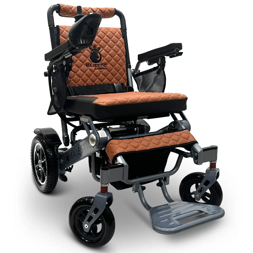 MAJESTIC IQ-7000 Auto Folding Remote Controlled Electric Wheelchair - ComfyGo