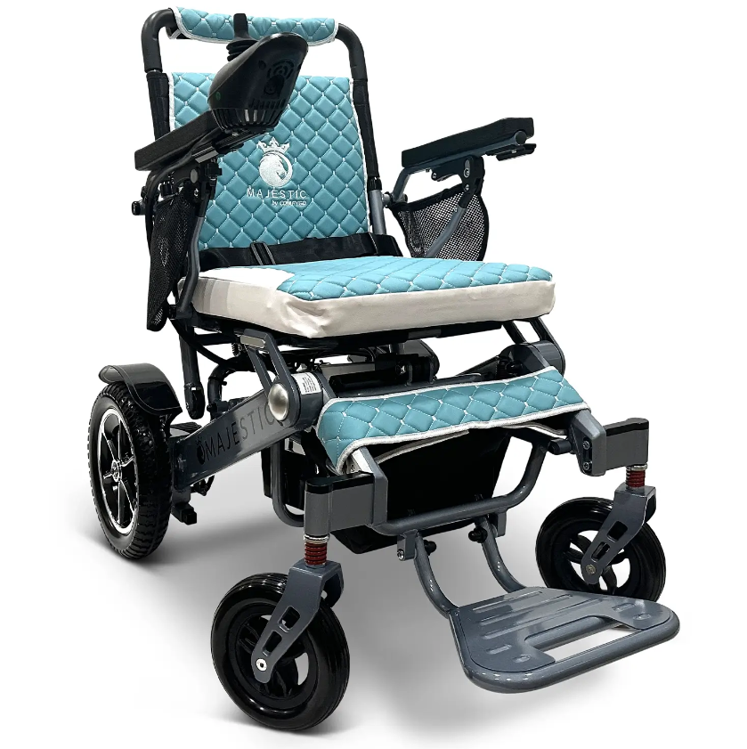 MAJESTIC IQ-7000 Auto Folding Remote Controlled Electric Wheelchair - ComfyGo