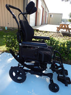 Sunrise Medical Quickie IRIS Manual Wheelchair with ELECTRIC TILT - Used Wheelchairs (Black)