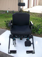 Sunrise Medical Quickie S-646 SE Power Chair with ELECTRIC TILT & LEGS - Used Wheelchairs (Green)