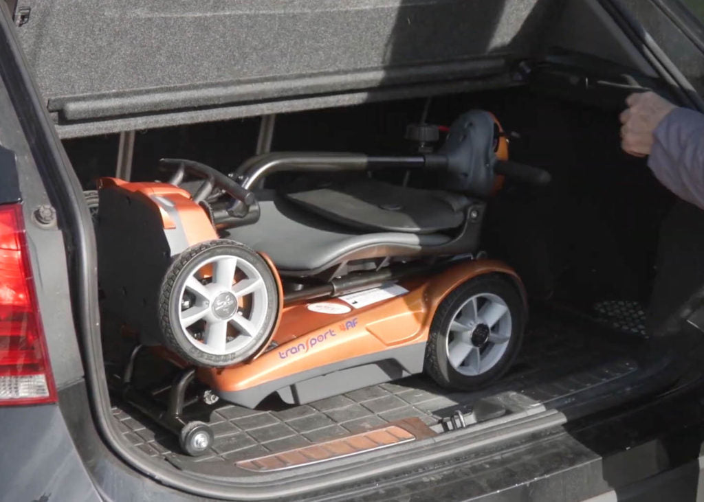 EV Rider Transport AF 4-Wheel Folding Mobility Scooter