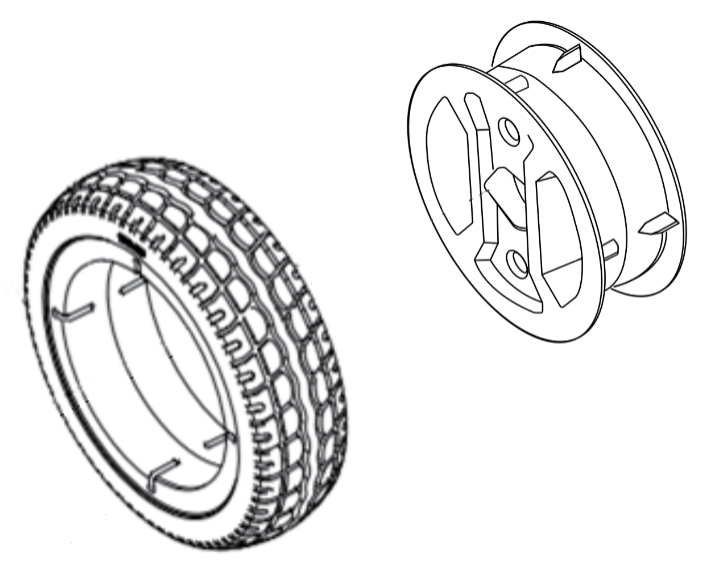 Rear Wheel Assembly (2) - Go Go Carbon