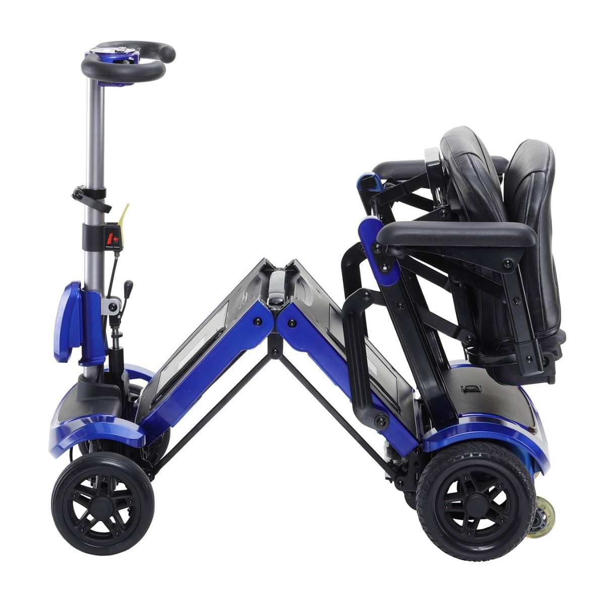 ZooMe Flex Ultra Compact Folding Travel 4 Wheel Scooter